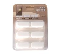 HERCHR 3Pcs Adhesive Desktop Cable Holder Clips, Multifunctional Wire Management Cord Holder Keeper for Mouse Keyboard Earphone Headset USB Charging Cable