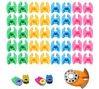 HERCHR 40Pcs Thread Spool Huggers/Spool Savers Bobbin Holder/Clamps Thread Control Clamp Organizer Bobbin Holder Clamp Thread Control Prevent Thread Tails from Unwinding No Loose Ends
