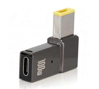 HERCHR 5A 100W PD USB C Female to Yellow Square Tip Charging Adapter, TypeC PD Adapter ThinkPad Laptops Practical Portable USB C Power Charger for LenovoThinkPad Series Charging