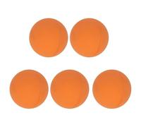 HERCHR 5Pcs High Bounce Ball, 6cm / 2.4in Rubber-Handball High Bouncing Balls for Adults Indoor and Outdoor Sport Party Favor Handball for Camps and Team Building (Orange)