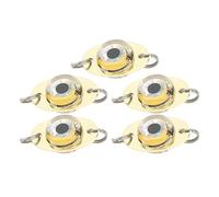HERCHR 5PCS LED Fishing Lures Fishing Bass Halibut Flasher Fishing Lure Light Corrosion Proof Bait Light for Saltwater(White Light)