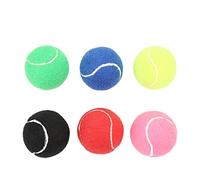 HERCHR 6PCS Tennis Training Balls for Beginner, High Elasticity Practice Tennis Ball, Vibrant Color, Ideal for Dog Fetch,Chew and Play