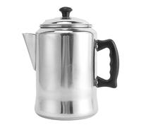 HERCHR Aluminium Alloy Teapot, Stove Top Coffee Percolator with Lid Non Drip Spout Compact Coffee Maker Pot 3L Milk Tea Pot for Home Outdoor
