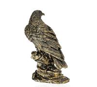 HERCHR Bald Eagle Garden Statue, Bronze Resin Figurine Garden Decoration Ornament