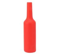HERCHR Bartender Practice Bottle, Unbreakable Flair Training Bottle Silicone Shatterproof Falling Soft Bartending Performance Training Tools for Beginners DIY (Red)