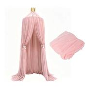 HERCHR Bed Canopy Hanging Bed Net Canopy Round Dome 23.6x94.5in for Princess Girls Adult Reading Nook Canopies Decoration