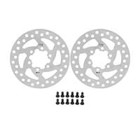 HERCHR Bike Disc Brake Kit, 120mm Rotor Aluminum Mountain Bike Replacement Disc Brake Set Front and Back Disc Brake Kit