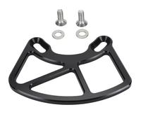 HERCHR Bikes Bash Guard, Aluminum Alloy BikesBash Guard Bicycle ChainRing Protector for ISCG05 ISCG 03 22T 46T Chainrings Mountain Bike (Black)