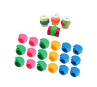 HERCHR Bobbin Thread Organizing Clips 100Pcs Bobbin Holder Thread Clips Holder Silicone to Prevent Unwinding and Keep Tails Under Control for Quilting Sewing Machine Spool Organizing