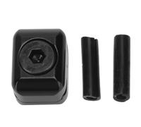 HERCHR Bow String Clamp Buckle, Arrow Rest Cable Clamp Buckle Metal Fastener Clip Fastener Clip Archery Bowstring Adjustment Knob for Outdoor Archery Hunting Shooting Compoun Accessory (Black)