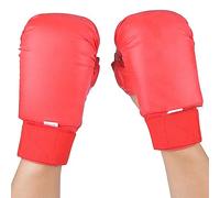 HERCHR Boxing Gloves, A Pair of Boxing Gloves Karate Hand Protector with Thumb Protector Practice Equipment for Martial Arts Sports Game Training (red-M)