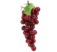 HERCHR Bunch Fake Grapes,Simulation Fruit Grape 17cm/6.7inch Length Decorative Artificial Fruits for Wedding Favor Party Decoration Home Kitchen