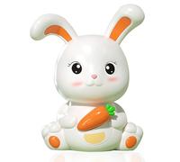 HERCHR Bunny Coin Money Bank,Rabbit Money Bank Money Bank,6.1 x 8 inch Mini Rabbit Piggy Bank,Easter Rabbit Piggy Bank,Large Capacity Bunny Money Box for Children