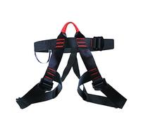 HERCHR Climbing Harness, Half Body Safety Climbing Rappelling Harness Adjustable Climbing Guide Belts for Outdoor Downhill Rescuing