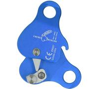 HERCHR Climbing Rope Grab, Self Locking Stop Descender 8-13mm Climbing Rope Grab Stopper Rescue Rappel Ring Climbing Gear Fall Protection Belay Device for Climbing Mountaineering (Blue, 2PCS)