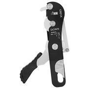 HERCHR Climbing Stop Descender, 22x5.7x1.8cm/8.7x2.2x0.7in Self Braking Stop Rope Clamp Lightweight Mountaineering Adjuster Rope Catcher for Rescue Arborist