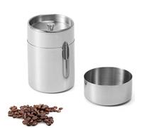HERCHR Coffee Canister Airtight with Lid 550ml Stainless Steel Kitchen Food Storage Container Caddy Container Jar for Kitchen Coffee Loose Tea