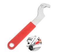 HERCHR Coilover Wrench, Universal Stainless Steel Bike C Hook Spanner Portable Shock Spanners C Spanner Tool Adjustable Hook Wrench Cycling Repair Tool for Mountain Road Bikes