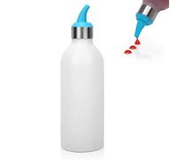 HERCHR Condiment Squeeze Bottles 450ml, Plastic Ketchup Squeeze Bottles Sauces Dispenser Seasoning Container with Color Tips for Ketchup Mustard Mayo Hot Sauces Olive Oil