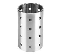 HERCHR Cooking Utensil Holder, Stainless Steel Kitchen Cutlery Holder Utensil Organizer Flatware Caddy, 3.9 x 6.7inch