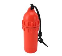 HERCHR Diving Dry Box, 20x6.5cm/7.9x2.6in Small Sealed PP Cylindrical Dry Case Snorkeling Storage Box Key Pouch Holder for Underwater Photography Swimming (Red)