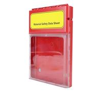HERCHR Document Box MSDS Visual Box Integrated Magnetic Locking MSDS Storage Water Proof Protective Cabinet Permit Case for Jobsite