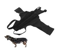 HERCHR Dog Back Bracer, Soft Spinal Surgery Recovery Herniated Disc Slipped Disc Pet Back Brace Pet Bracer with Adjustable Belt for Dogs Arthritis (S)