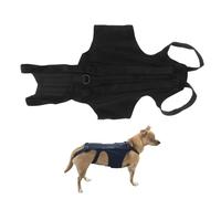 HERCHR Dog Back Bracer, Soft Spinal Surgery Recovery Herniated Disc Slipped Disc Pet Back Brace Pet Bracer with Adjustable Belt for Dogs Arthritis (L)