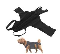 HERCHR Dog Back Bracer, Soft Spinal Surgery Recovery Herniated Disc Slipped Disc Pet Back Brace Pet Bracer with Adjustable Belt for Dogs Arthritis (M)