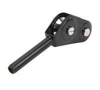 HERCHR Double Pulley Guide Ring, Fishing Rod Roller Tips Pulley Ring Rod Guide Tips Stainless Steel Double Roller Guide Bearing Sea Boat Fishing Trolling Tackle Accessory Fishing Rod Tip (4.0mm)