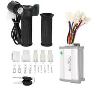 HERCHR Electric Ebike Controller, 800W Intelligent Brushed DC Motor Speed Controller Brush Motor Control Box Throttle Twist Grips EBikes Scooter 36V Brush Controllers for Electric Miniscooter