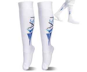 HERCHR Fencing Socks for Epee, Sabre and Foil, Absorbing Breathable Stretchy Wearable Cotton Protective Fencing Stockings Knee High Sports Socks for Unisex (UK, Alpha, L, XL, Regular, Regular, 2Pair)