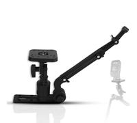 HERCHR Fish Finder Mount Base Plate Kit, Heavy Duty Kayak Fish Finder Mount with Force Transducer Mounting Arm, Universal Electronic FishFinder Holder for Marine Boat Kayak Pontoon Canoe