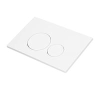HERCHR Flush Plate,Square Pneumatic Toilet Concealed Cistern Large Flush Plate Push Button with Concealed Columns Dual Flush Toilet Parts Toilet Flush Button Panel for Toilet Tank