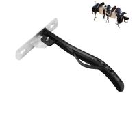 HERCHR Foldable Iron Saddle Rack, Horse Saddle Holder | Bridle Storage Organizer, Portable Saddle Pad Rack