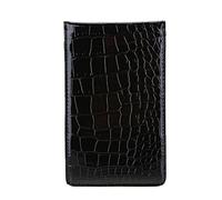 HERCHR Golf Scorecard Holder, Score Card Holder Golf Scorecard Book Leather Golf Score Book Pocket Journal Log Holder with Pencil for Men Golfers, Sports and Outdoor Club Accessories (Black)
