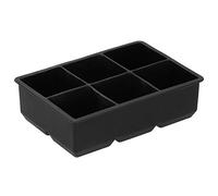 HERCHR Ice Cube Trays Silicone, Extra Large Ice Cube Trays Ice Cube Mold 6 Cavity for Whiskey and Cocktails