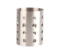 HERCHR Kitchen Utensil Organizer,Kitchen Stainless Steel Cooking Utensil Holder for Organizing Drawers and Counters,4.9x3.9inch Utensilcaddy Cooking Tools Holder,Flatware Caddy Cutlery