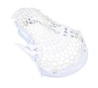 HERCHR Lacrosse Head Strung Lacrosse Stick Heads Mens Strung Nylon Replacement for Competition Offensive Defensive Strategies (White)