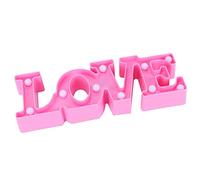 HERCHR LED Letters Love Sign, Battery Lamp Marquee Light Up Letters Sign for Home Party Birthday Wedding Bar Decoration(Pink)