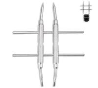 HERCHR Lens Wrench, Professional Curved Double Sided Pointy Flat Tips Lens Removal Tool with Four Screws for Most DSLR Cameras