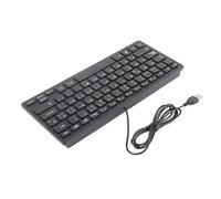 HERCHR Mini Keyboard Wired 78 Keys USB Keypad Small Portable Spanish Key Board Ultra Thin for Desktop PC Computer Laptop