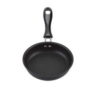 HERCHR Mini One Egg Non-Stick Frying Pan,12cm 4.7inch Non Stick Mini Pan for One Egg,Iron Skillet,Single Egg Frying Pan Single for Eggs, Omelets, Pancakes