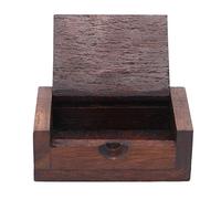 HERCHR Mini Pocket Toothpick Holder Portable Wood Toothpick Dispenser Container Case for Travel Home Office Use