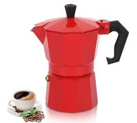HERCHR Moka Pot,Stovetop Espresso Maker,6 Cup 300ml Express Moka Coffee Maker Brewer Percolator,Induction Moka Pot Aluminum Italian Coffee Machine Maker Makes Delicious Coffee