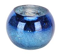 HERCHR Mosaic Glass Candle Holder,Tea Light Holder 4.33in width Decorative Round Bowl Votive Handmade Romantic Tealight Holder,Potted Plants Bowl for Table Wedding Party Home Decor