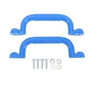 HERCHR Playground Handles, 1 Pair 9.4x2.8in Professional AntiSlip Safety Hand Grips Indoor Outdoor Playset Handles for Climbing Frame Play House (blue)