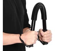 HERCHR Power Twistering Bar Arm Upper Body Strength Training Workout Arm Builder Shoulder Builder Spring Exercise Forearm Strengthener(40KG)