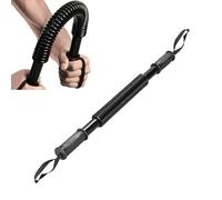 HERCHR Power Twistering Bar, Upper Body Exercise Workout Equipment 44LB/20KG Resistance for Chest, Shoulder, Forearm, Bicep and Arm Strengthening, Heavy Duty Arm Builder for Shoulders Biceps Arms