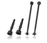 HERCHR RC Car Rear Drive Shaft, Steel RC Car Front Drive Shaft Axles Set High Carrying Capacity Smooth Driveshaft Metal Universal Upgrade Spare Part for LOSI 1/10 22S 2WD Remote Control Vehicles